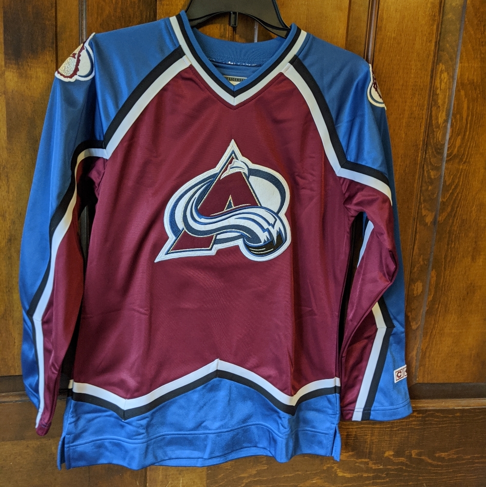 CCM Colorado Avalanche women's hockey jersey. S